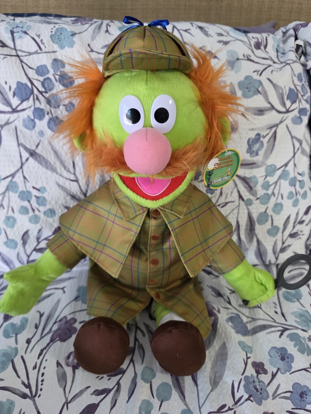 SHERLOCK HEMLOCK Sesame Street Place Plush NWT SeaWorld Exclusive